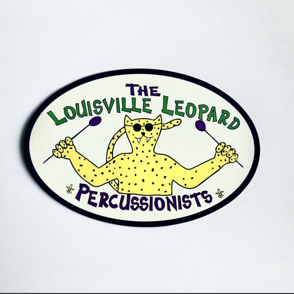 Leopard Magnet - Louisville Leopard Percussionists